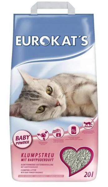 Eurokats mit Babypuder 20 Liter